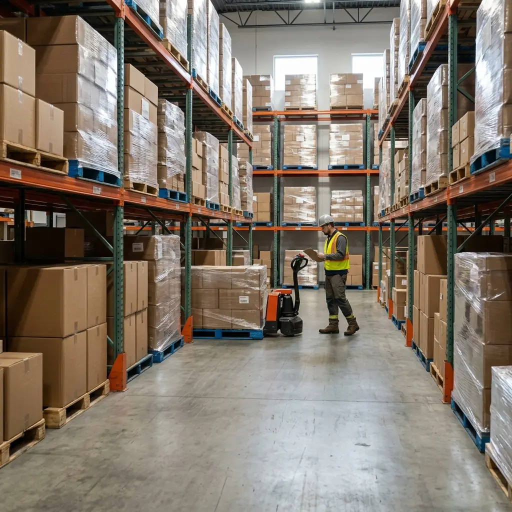 Food distribution warehouse supporting Gyan Foods operations